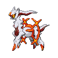 Arceus — Fire Type front sprite