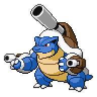 Mega Blastoise front sprite