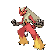 Blaziken front sprite