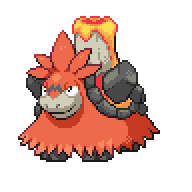 Mega Camerupt front sprite