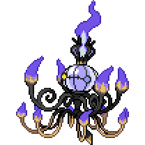 Mega Chandelure front sprite