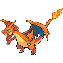 Mega Charizard Y front sprite