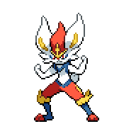 Cinderace front sprite