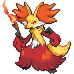 Delphox front sprite