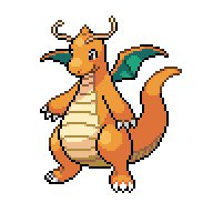 Dragonite front sprite