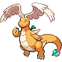 Mega Dragonite front sprite