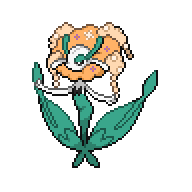 Florges — Orange Flower front sprite