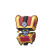 Gimmighoul — Chest Form front sprite