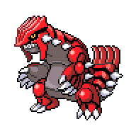 Groudon front sprite