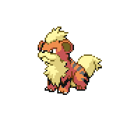 Growlithe front sprite