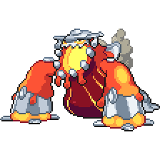 Mega Heatran front sprite