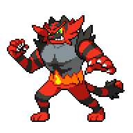 Incineroar front sprite