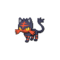 Litten front sprite