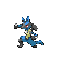 Lucario front sprite