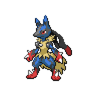Mega Lucario front sprite