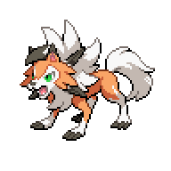 Lycanroc — Dusk Form front sprite