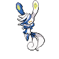 Mega Meowstic front sprite