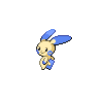 Minun front sprite