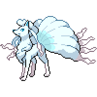 Ninetales — Alolan front sprite