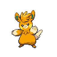 Pawmot front sprite