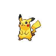 Pikachu front sprite