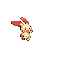Plusle front sprite