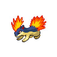 Quilava front sprite