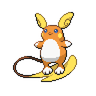 Raichu — Alolan front sprite