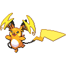 Mega Raichu Y front sprite