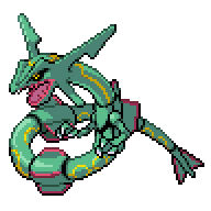 Rayquaza front sprite