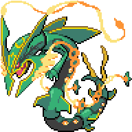 Mega Rayquaza front sprite