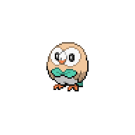 Rowlet front sprite