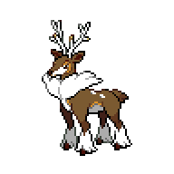 Sawsbuck — Winter Form front sprite