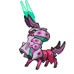 Mega Scolipede front sprite