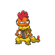 Scrafty front sprite