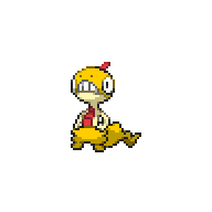 Scraggy front sprite