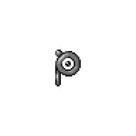 Unown — P front sprite