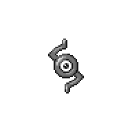 Unown — S front sprite