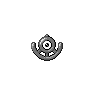 Unown — U front sprite