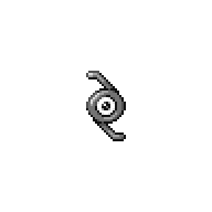 Unown — Z front sprite