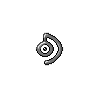 Unown — D front sprite