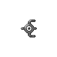 Unown — E front sprite
