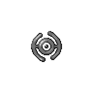 Unown — H front sprite