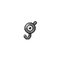 Unown — J front sprite