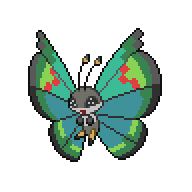 Vivillon — Garden Pattern front sprite