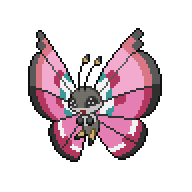Vivillon — Meadow Pattern front sprite