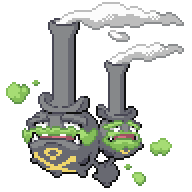 Weezing — Galarian front sprite