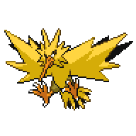 Zapdos front sprite